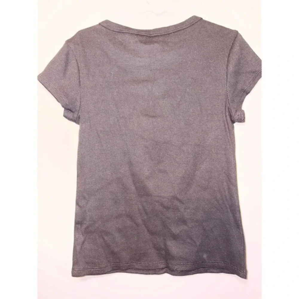 Art‎ Class Girls Ribbed Short Sleeve T-Shirt Black Size L 10-12 New With Tags